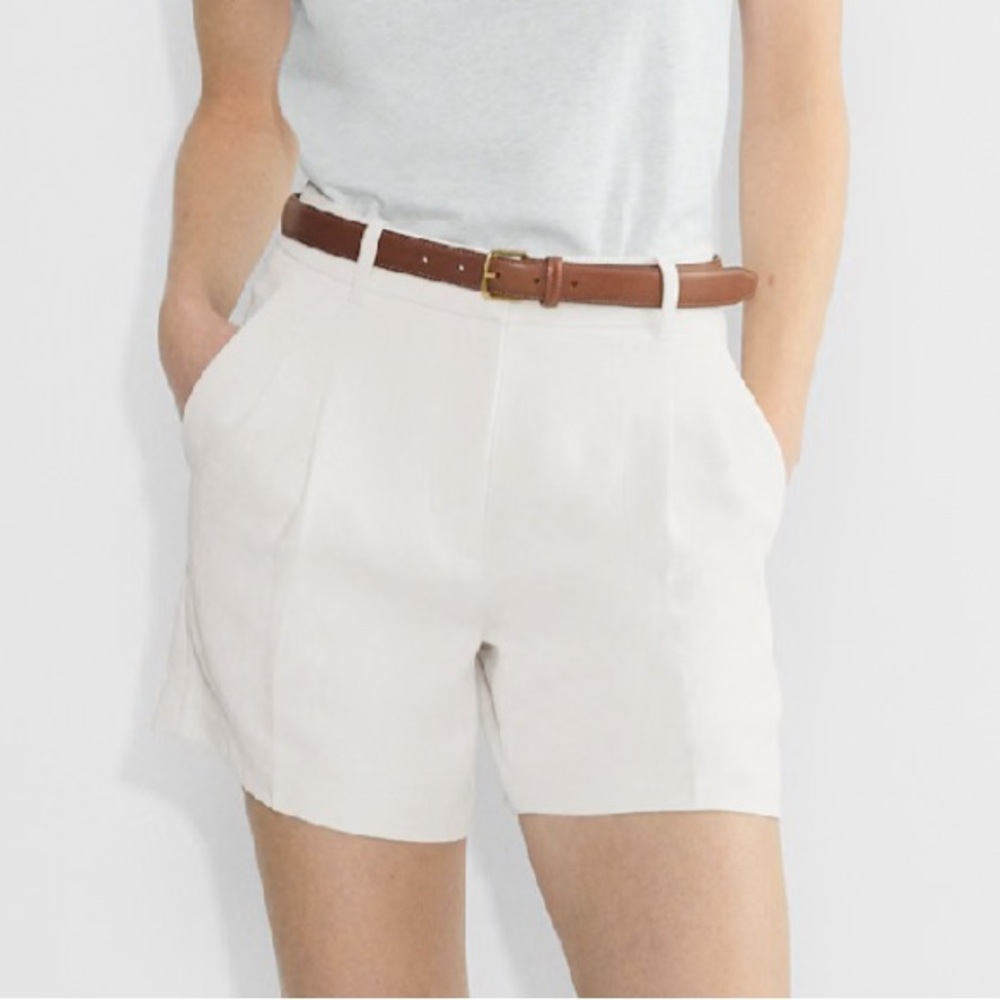 Wilfred White Shorts Tailored Cotton Blend